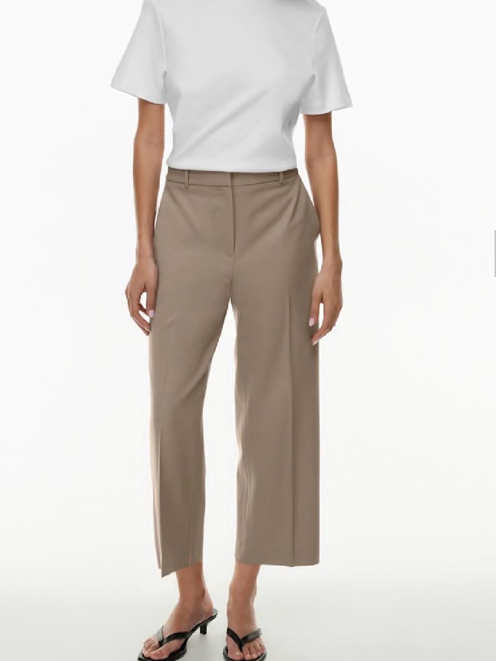 Babaton Agency Cropped Pant - City Wool
